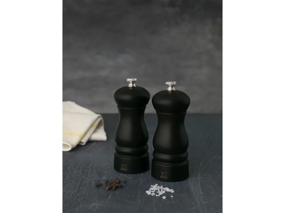 Peugeot Clermont Salt- og peberkværnsæt 13 cm Mat onyx