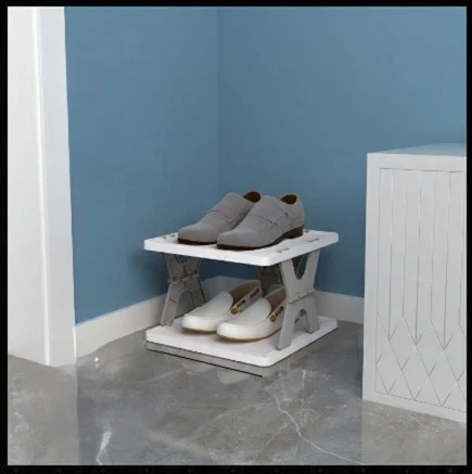 Compact Storage Shoe Rack