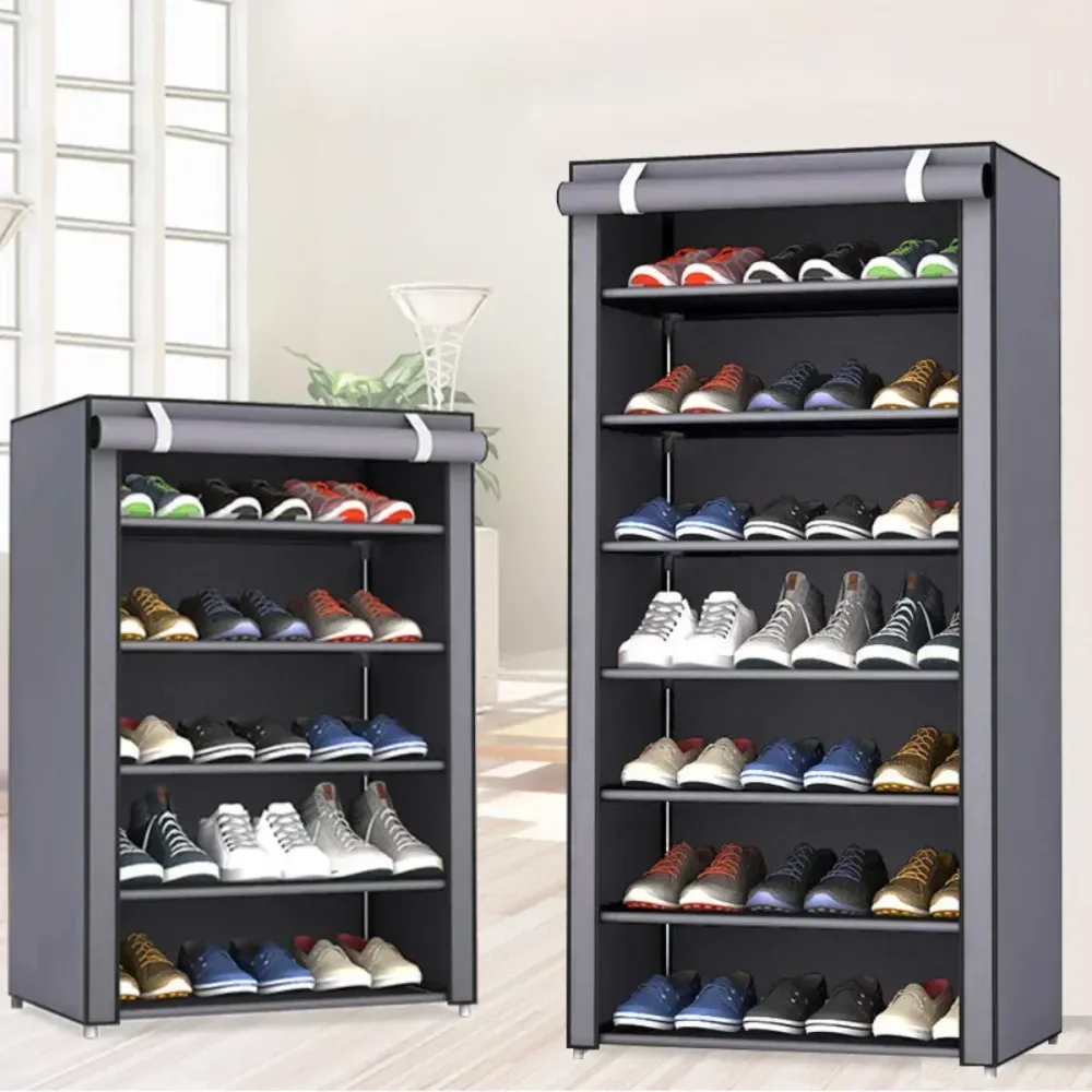 ShoeMaster | enclosed opbevaringssystem til sko i flere lag Sort