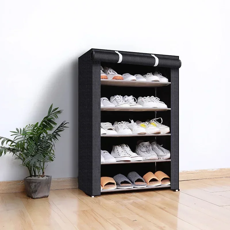 ShoeMaster | enclosed opbevaringssystem til sko i flere lag Sort