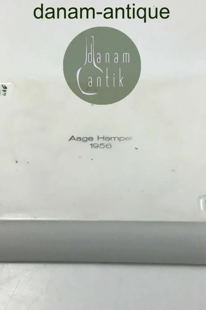 Bing og Grøndahl Skål 456 Serie - Aage Hempel 1956 No. 456/597