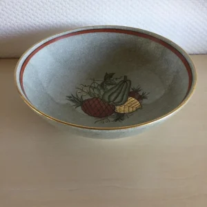 Lyngby, Krakkele skål 24,5 cm. #458/3303