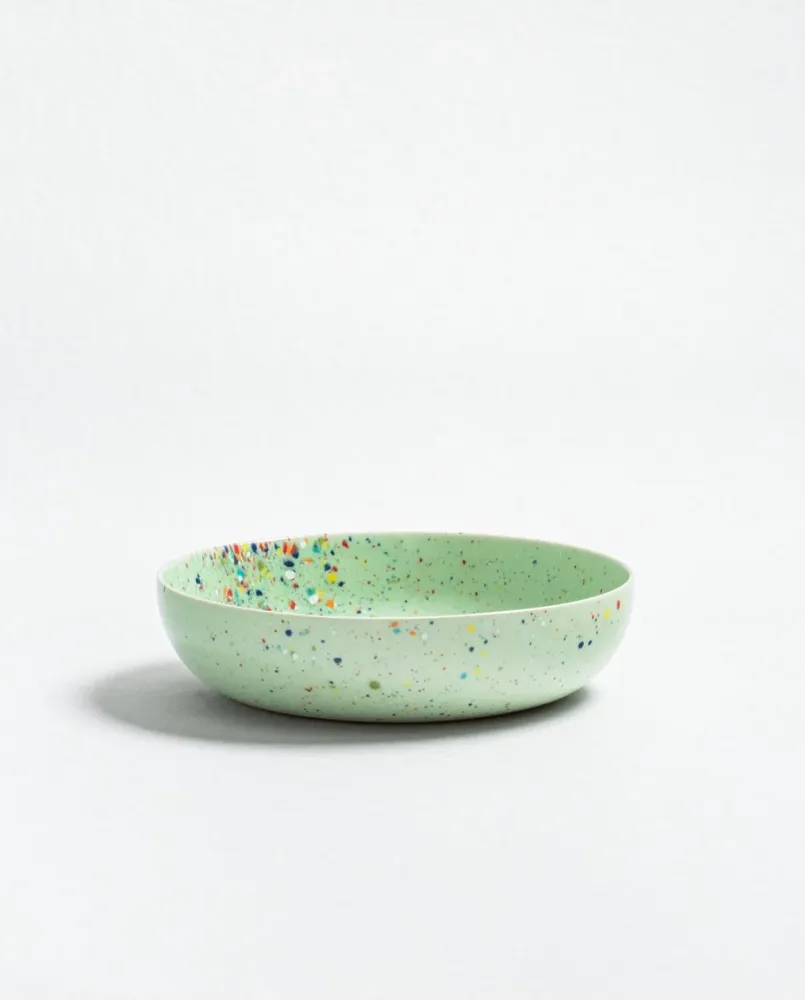 New Party Pasta tallerken 21cm Grøn MT