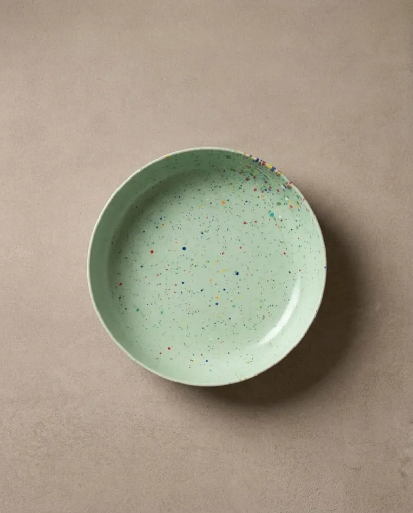 New Party Pasta tallerken 21cm Grøn MT