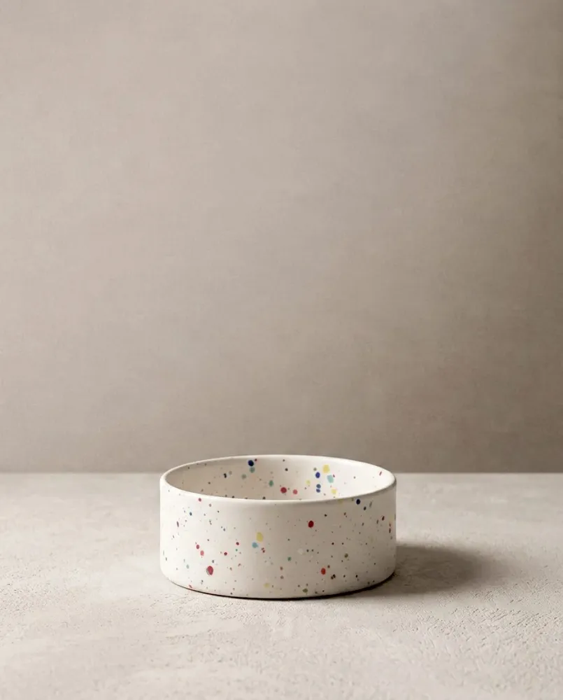 New Party Pet Bowl 14cm Sæt 2 Hvid MT