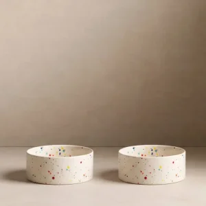 New Party Pet Bowl 16,5cm Sæt 2 Hvid MT