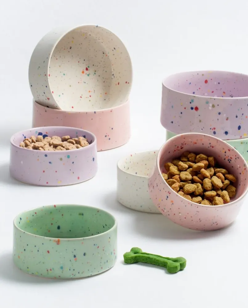 New Party Pet Bowl 16,5cm Sæt 2 Hvid MT
