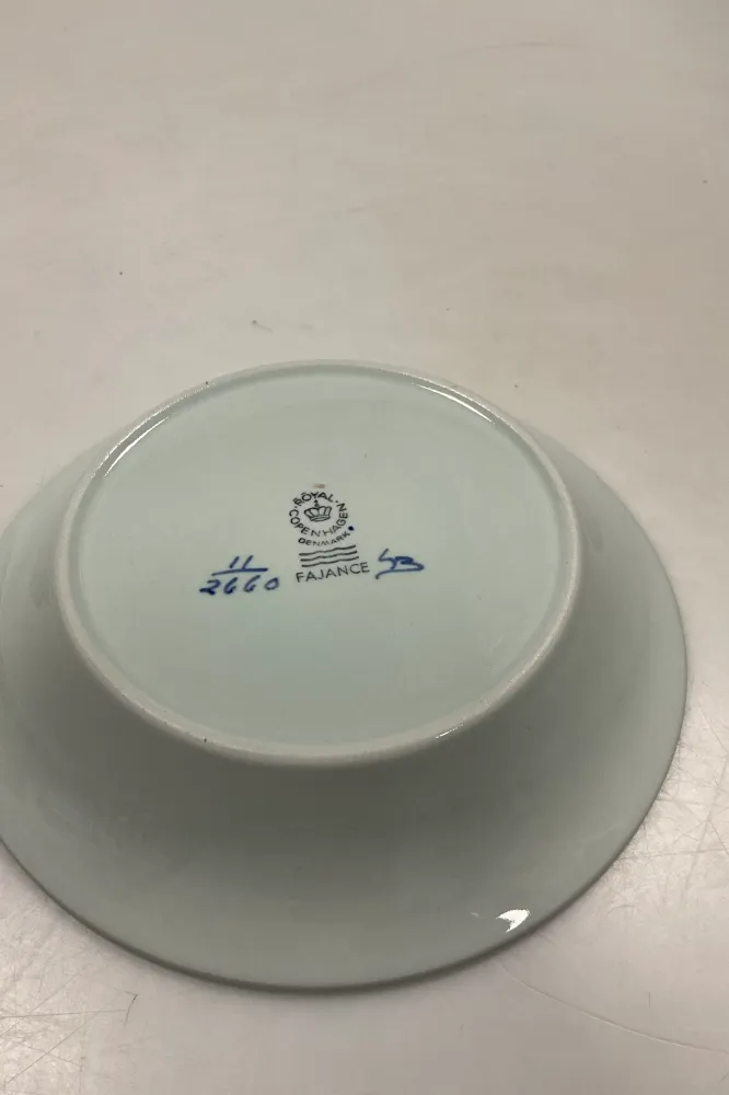 Royal Copenhagen / Aluminia Blå Tranquebar Skål No. 2660