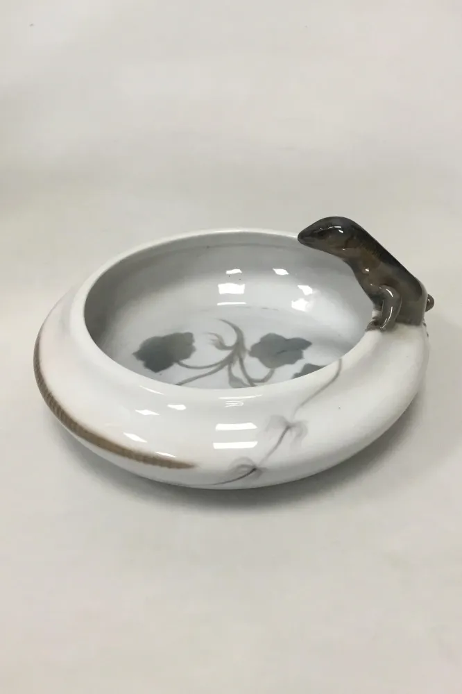 Royal Copenhagen Art Nouveau Skål med firben No 397/25