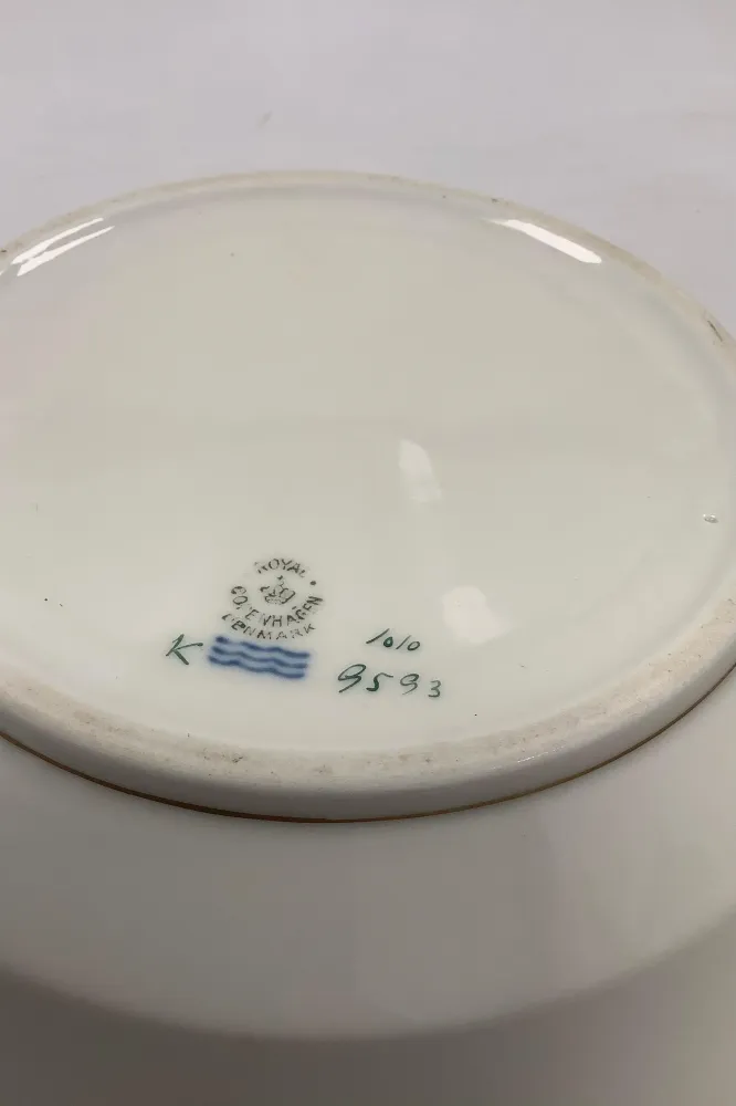 Royal Copenhagen Fensmark Rund skål No 9593