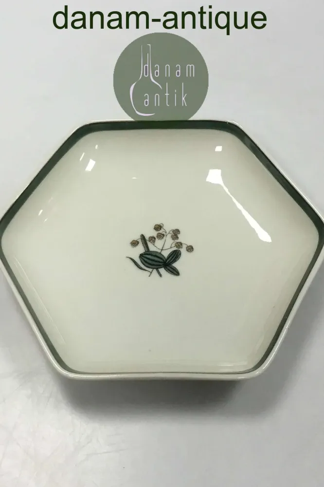 Royal Copenhagen Hjertegræs Sekskantet Sætteskål No 884/9784