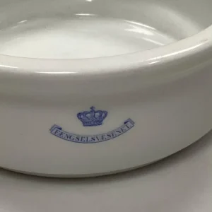Royal Copenhagen Hvid institution Skål fra Fængselsvæsnet No. 613