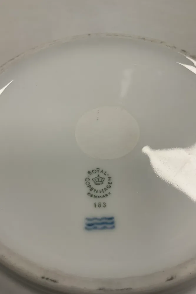 Royal Copenhagen Hvid Vifte Skål No. 11567