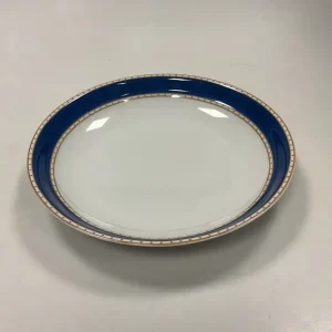 Royal Copenhagen Liselund Mørkeblå Flad Skål No 422