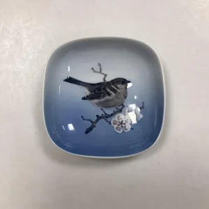 Royal Copenhagen Platte/Skål med Fugl No. 4857