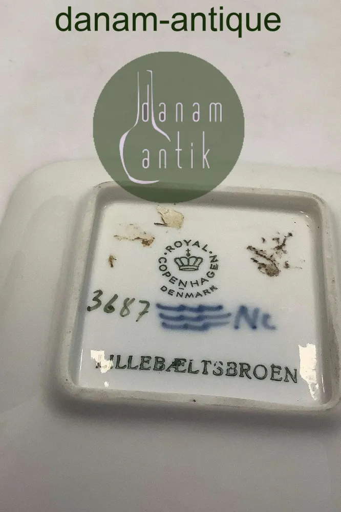 Royal Copenhagen Skål og askebæger No 3687 Lillebæltsbroen
