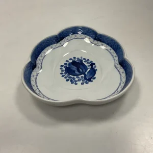 Royal Copenhagen Blå Tranquebar Bladformet Skål No. 924/357