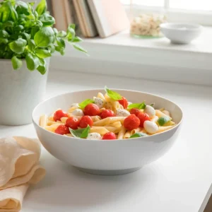 Skål 27cm. Hvid porcelæn