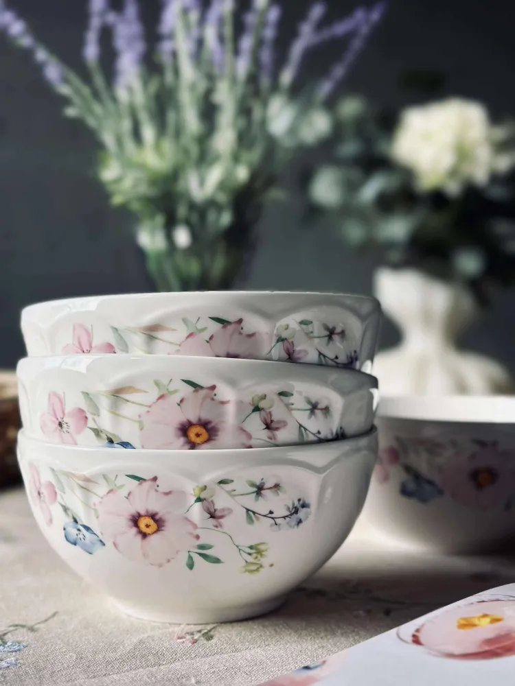 Skål Flora Lilla