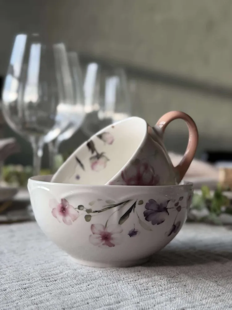 Skål Flora Rosa