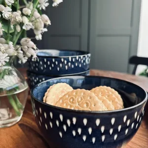 Skål Nordic blue – stentøj