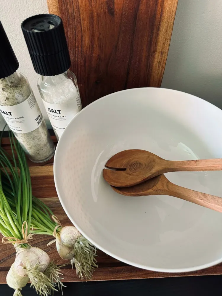 Skål 25 cm – White Melamin