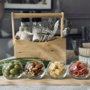 Tapas - 4 skåle og fad
