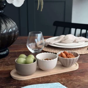 Tapas - 3 skåle og fad