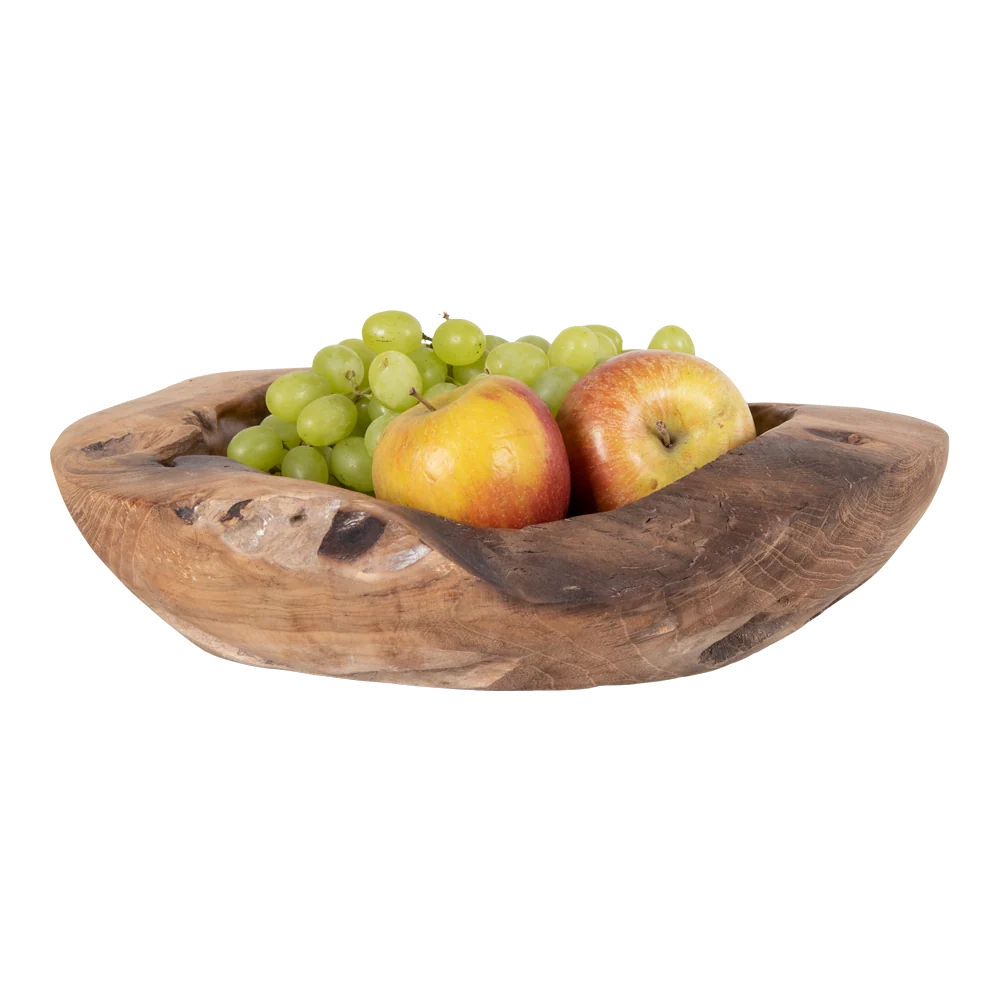 Teak bowl (stor)