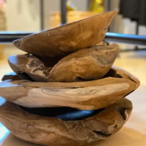 Teak bowl (stor)