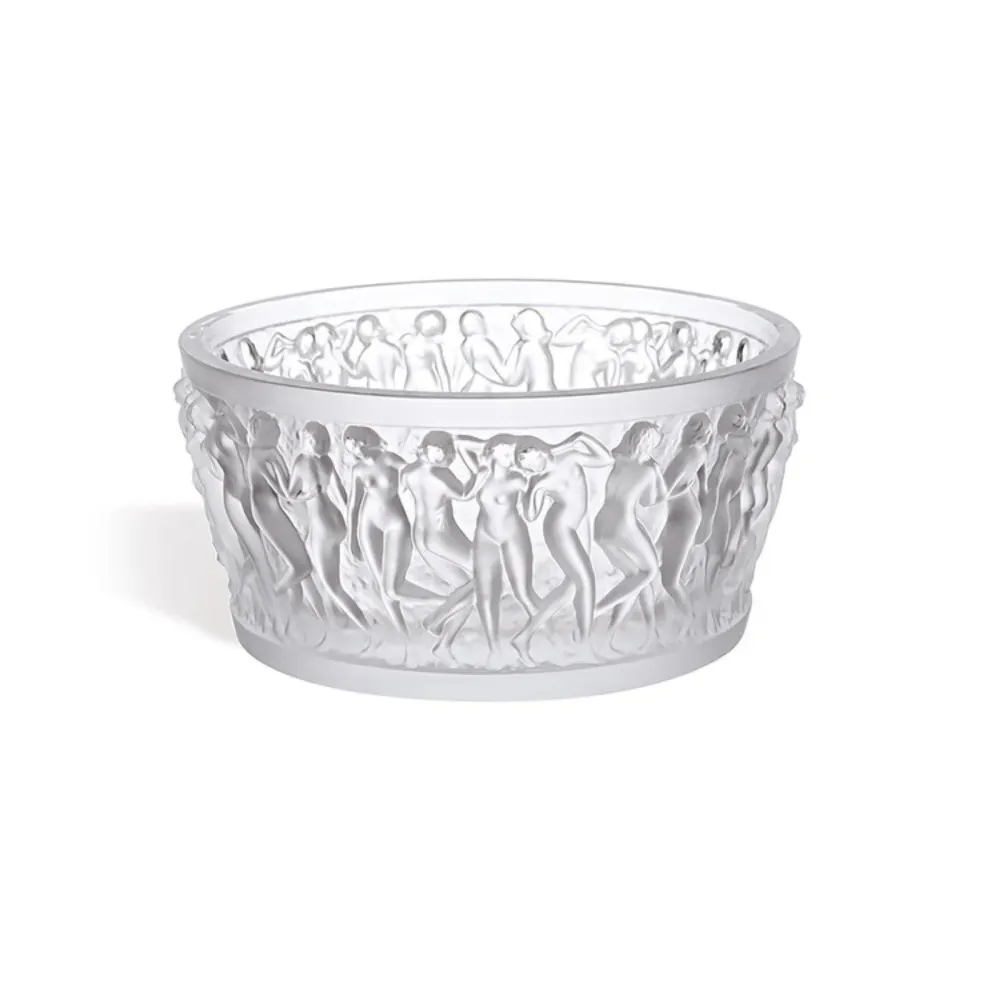 Lalique Bacchante skål gennemsigtig krystal 10547900