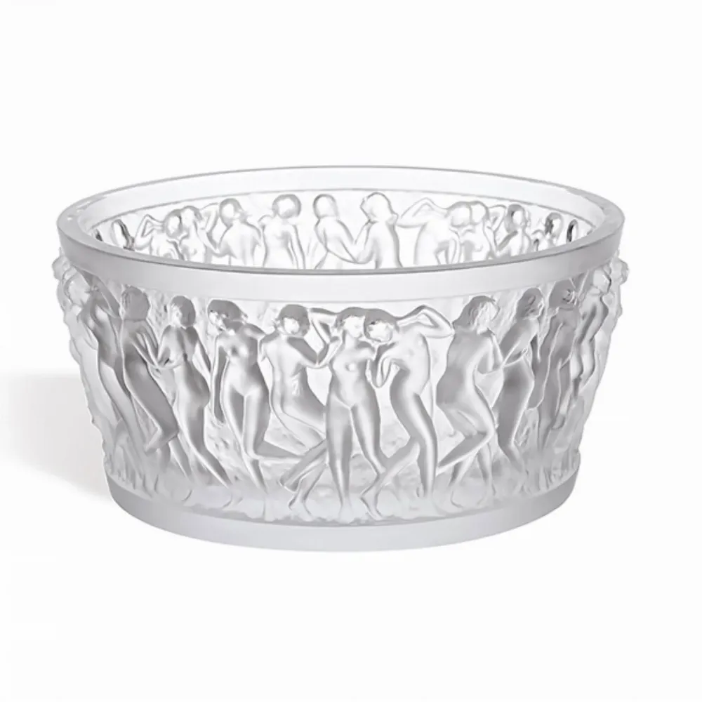Lalique Bacchante skål gennemsigtig krystal 10547900