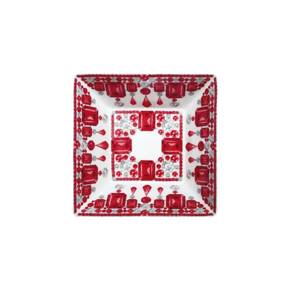 Taitù Forever medium firkantet skål h 5,5cm 15,5x15,5cm Bone China porcelæn 12-2-12