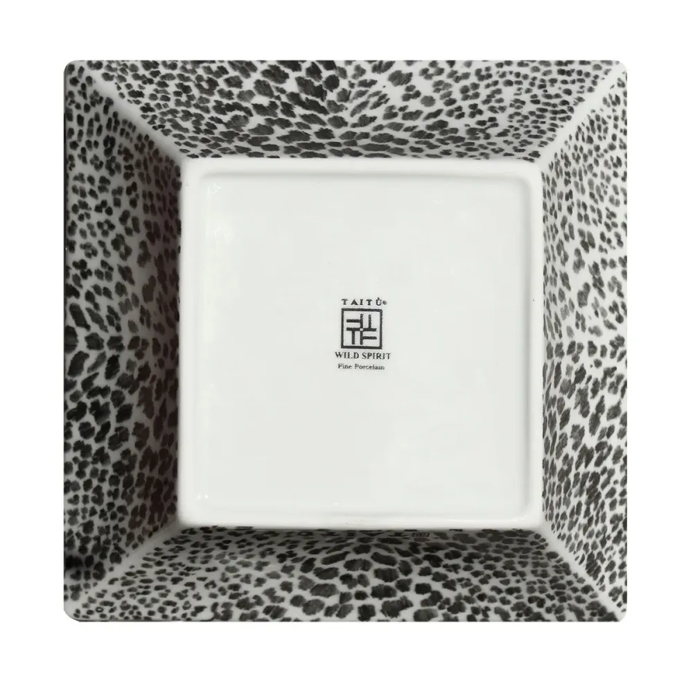 Taitù multipurpose medium leopard Wild Spirit 17x17cm porcelæn 13-1-11-