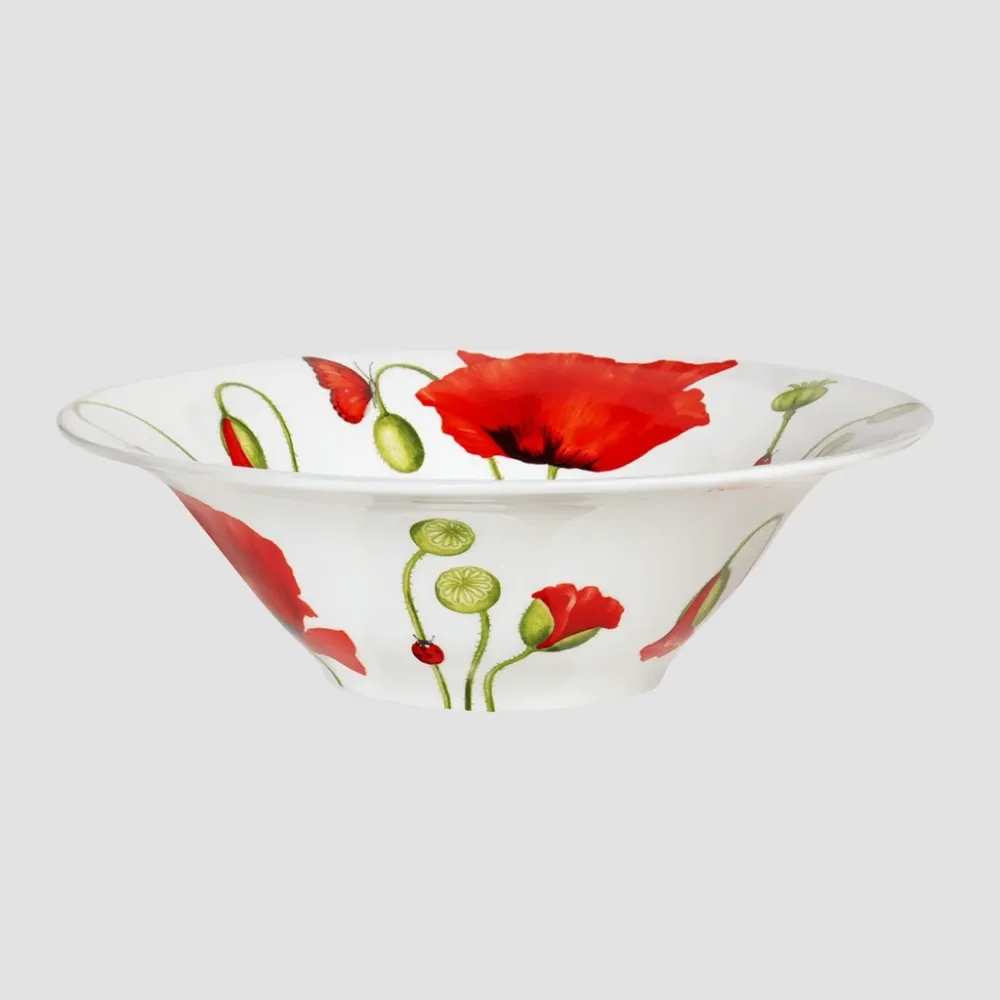 Taitù stor skål Red Dance fint porcelæn porcelæn 12-11-7
