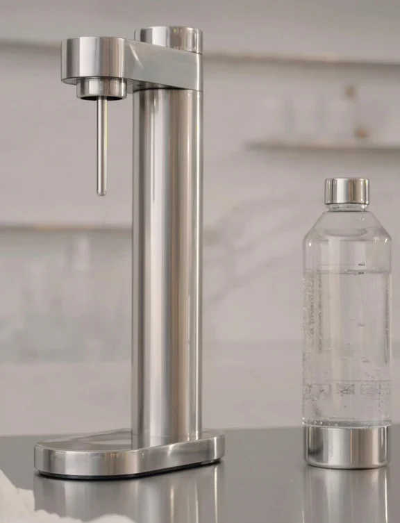 Quiet Operation Stelton - Sodavandsmaskine BRUS Steel