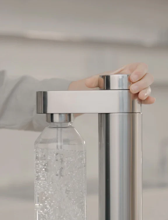 Quiet Operation Stelton - Sodavandsmaskine BRUS Steel