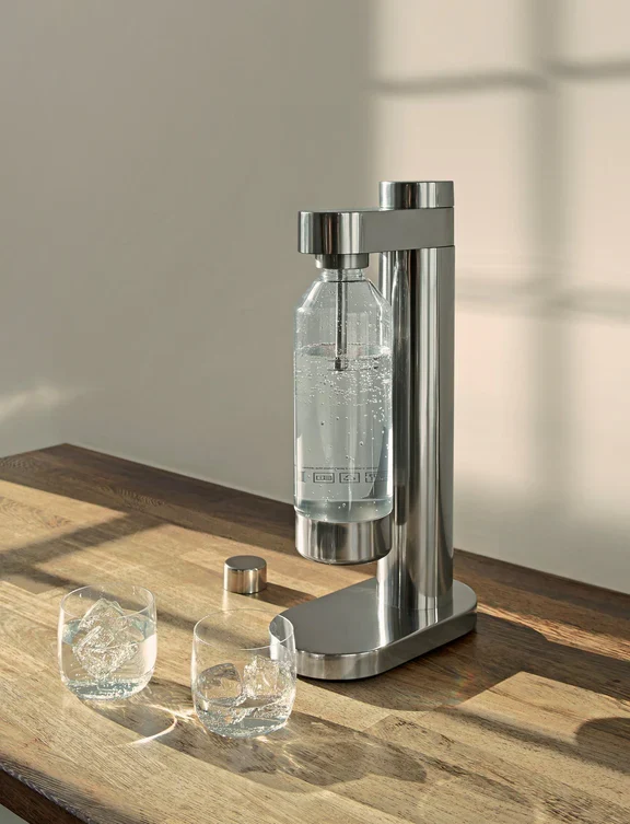 Quiet Operation Stelton - Sodavandsmaskine BRUS Steel