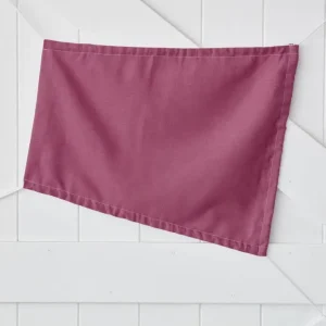 Mørk magenta linned markise