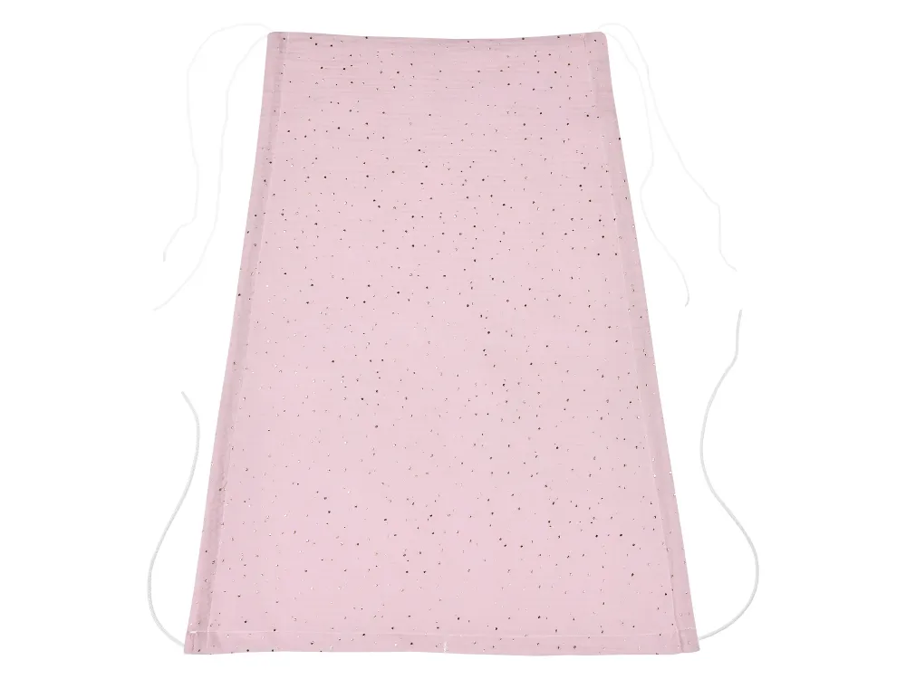 Shade sejl muslin gyldne prikker på pink