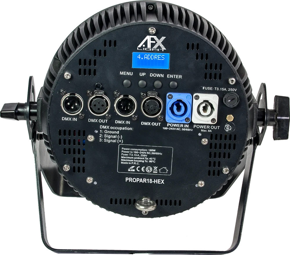 AFX RGBWA UV LED (18x12W)