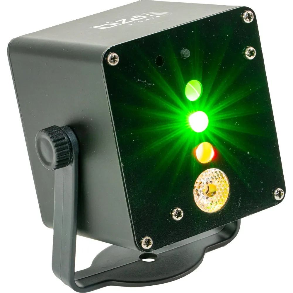 Ibiza Batteridrevet Lyseffekt m. Laser