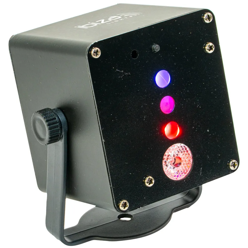 Ibiza Batteridrevet Lyseffekt m. Laser