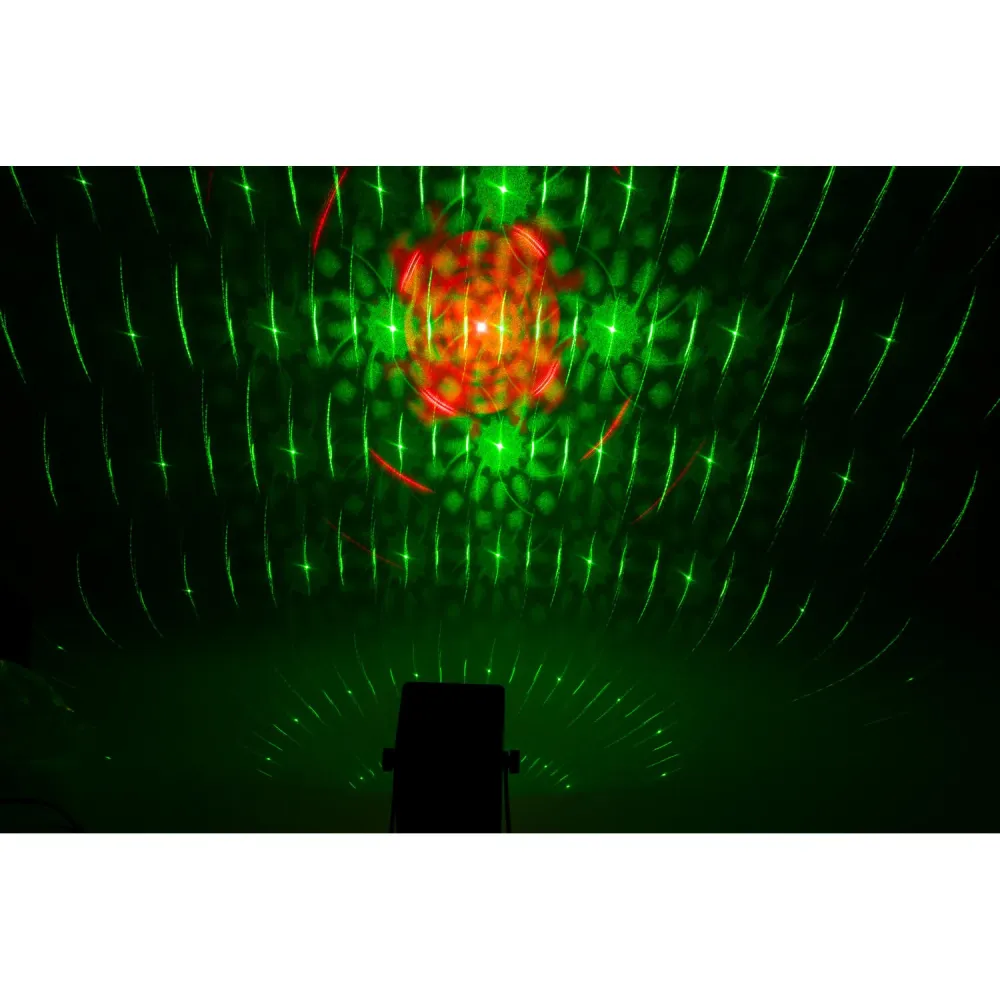 Ibiza Batteridrevet Lyseffekt m. Laser