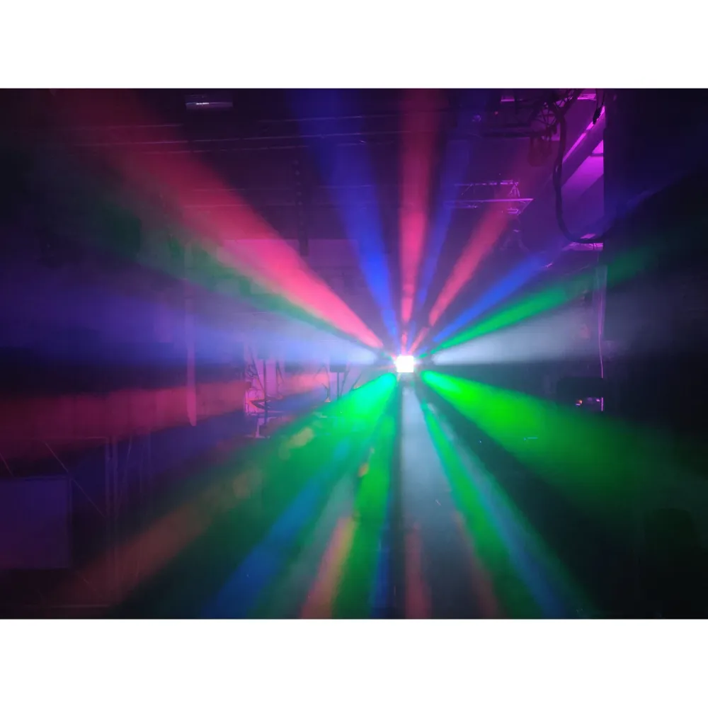 Ibiza Starwash 3-i-1 Diskolys med DMX