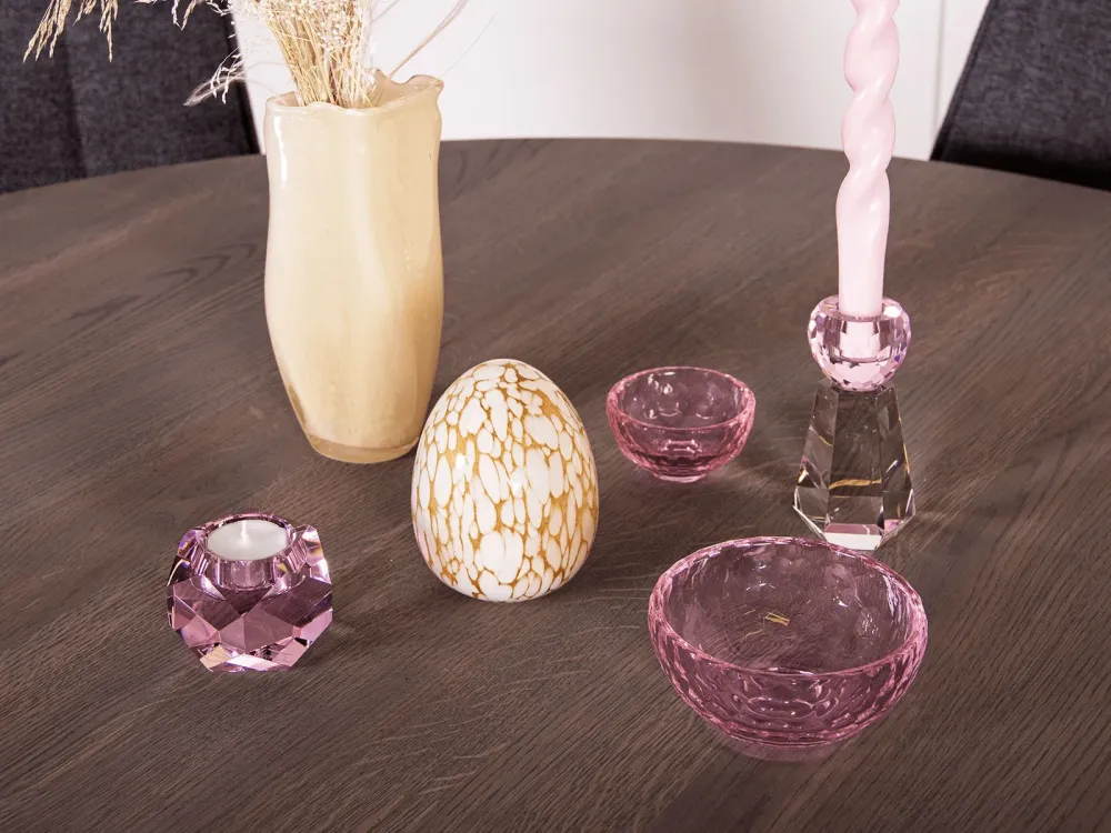 House Sander - Påske - Glas påskeæg - Flere varianter Rosa