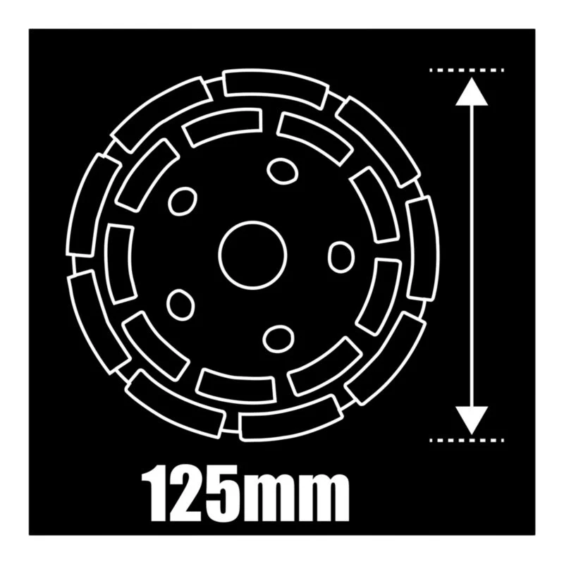 Erbauer diamantklinge til slibning 125 mm twofold