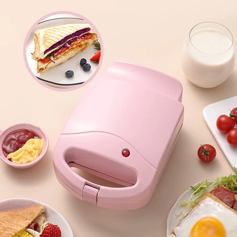 Globetrek° SandwichMaker: Tiny Elektrisk Morgenmad Brødrister Og Sandwichbager Groen