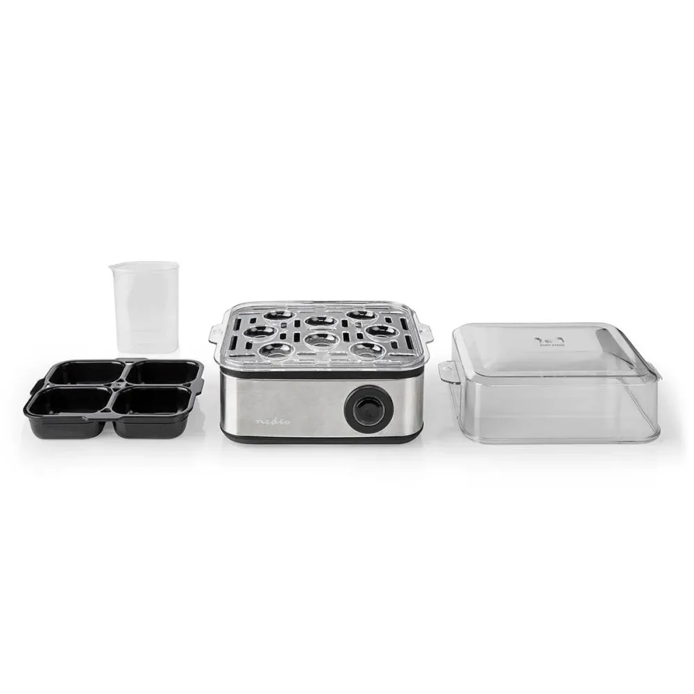 Nedis KAEB130EAL Æggekoger, Aluminium