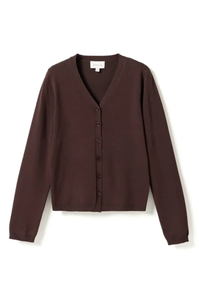 Noella - N-Marg Knit Cardigan 16020002 - 674 - Chocolate Xs